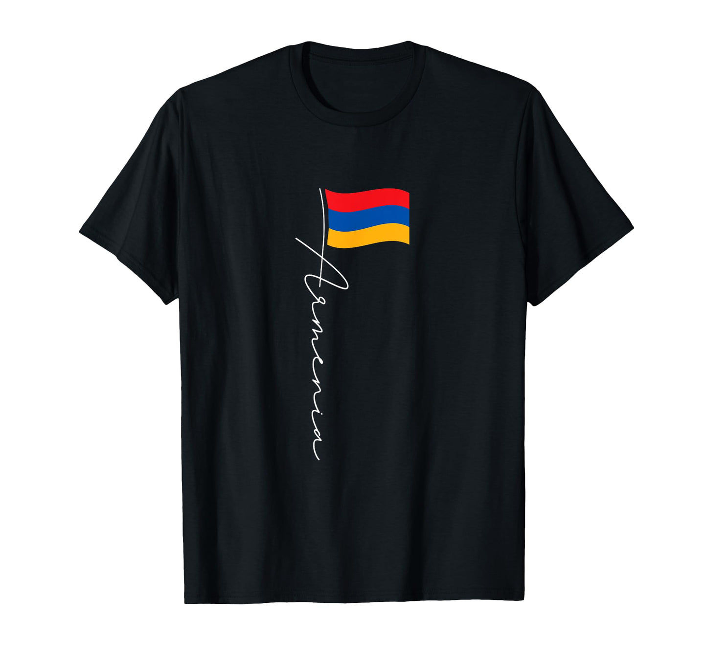 Armenia Signature Flag Pole - Patriotic Armenian Flag T-Shirt