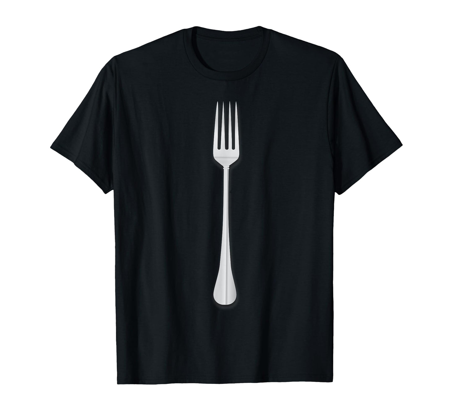 Funny Halloween Party Fork Costume Tee Couple Matching T-Shirt