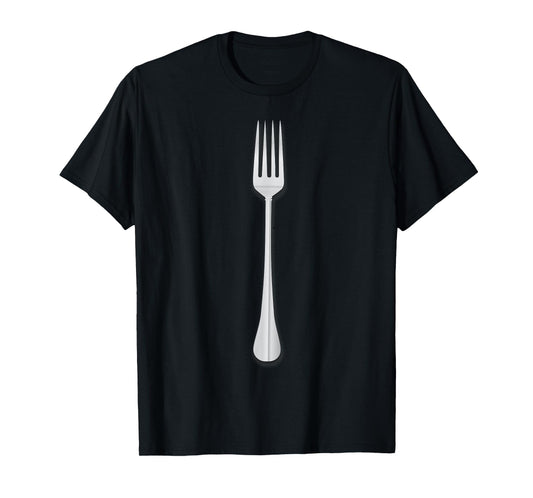 Funny Halloween Party Fork Costume Tee Couple Matching T-Shirt