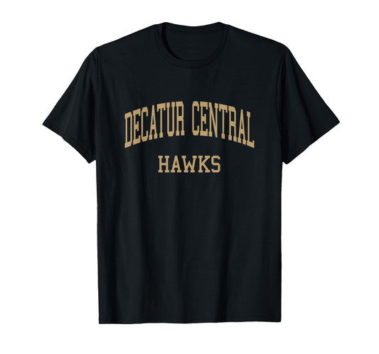 Decatur Central High School HS Indianapolis in Retro Sports T-Shirt