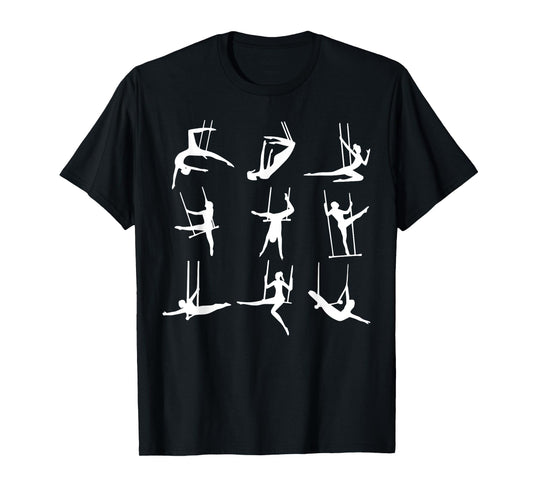 Aerial Trapeze Circus Acrobatic Flying Trapeze Trapeze Dance T-Shirt