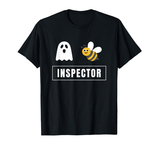 Boo-Bee Inspector Lazy DIY Halloween Costume Funny Ghost T-Shirt