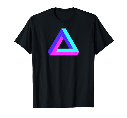 Sacred Geometry Shirt - Geometric Penrose Triangle T Shirt T-Shirt