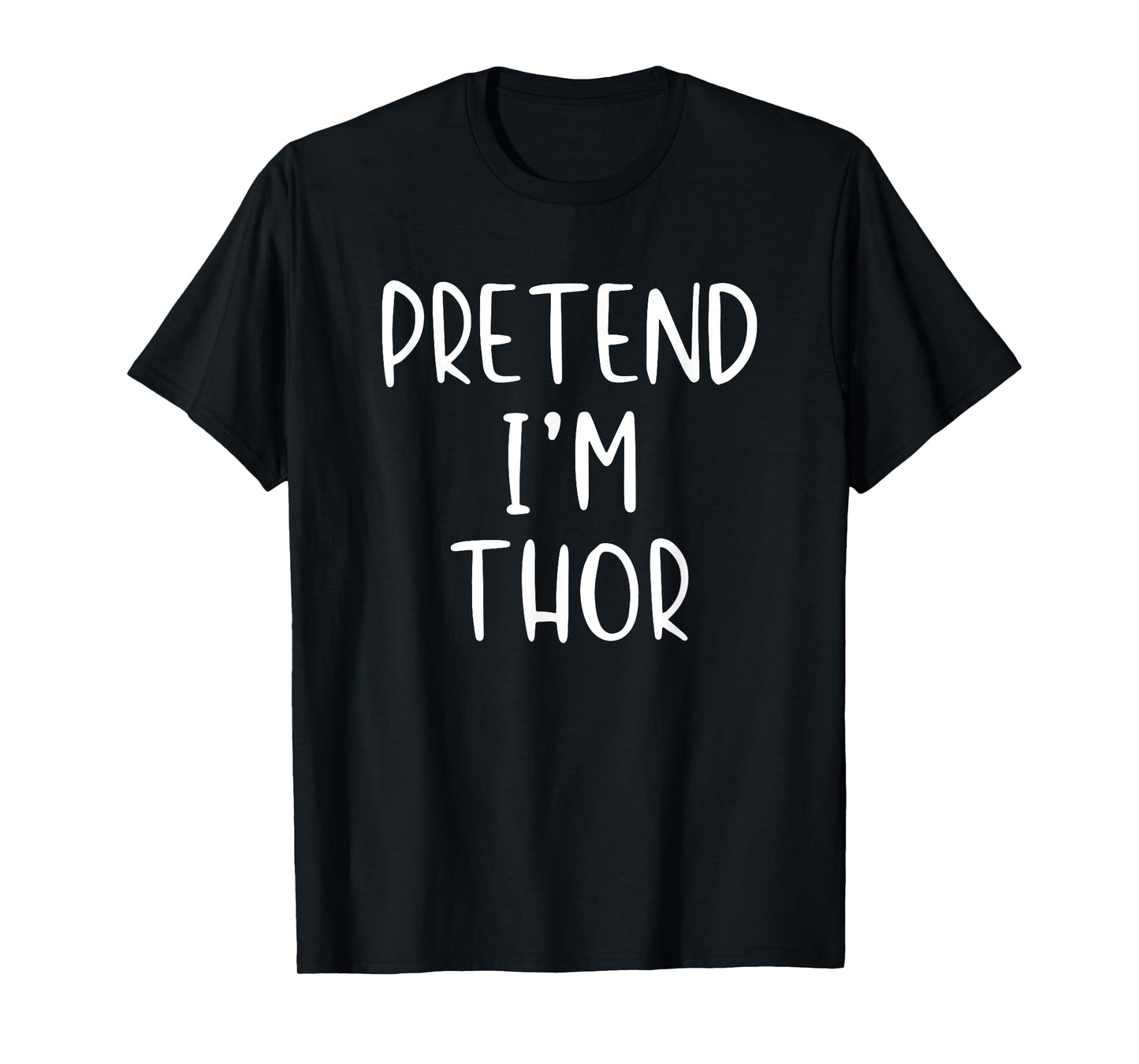 Pretend Thor Costume Halloween Nordic Norse Mythology T-Shirt