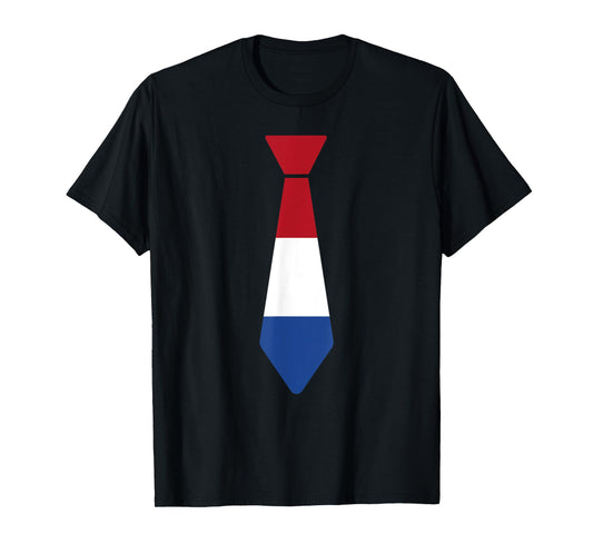 Netherlands Flag Tie Cute Dutch Boys Matching Family T-Shirt