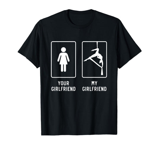 Hammock Silk Girlfriend Funny Aerial Yoga Gifts For BF T-Shirt
