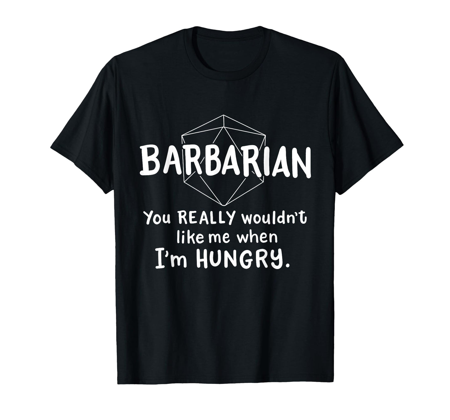Barbarian Funny Character Joke Roleplaying Games RPG Gamer T-Shirt
