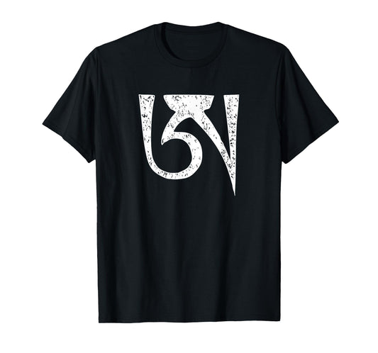 Dzogchen Letter A Tibetan Buddhism Meditation T-Shirt