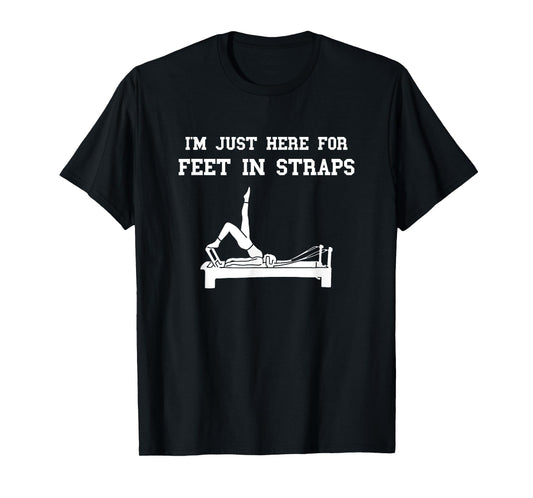 Pilates Workout Feet In Straps Pilates Fitness Instructor T-Shirt