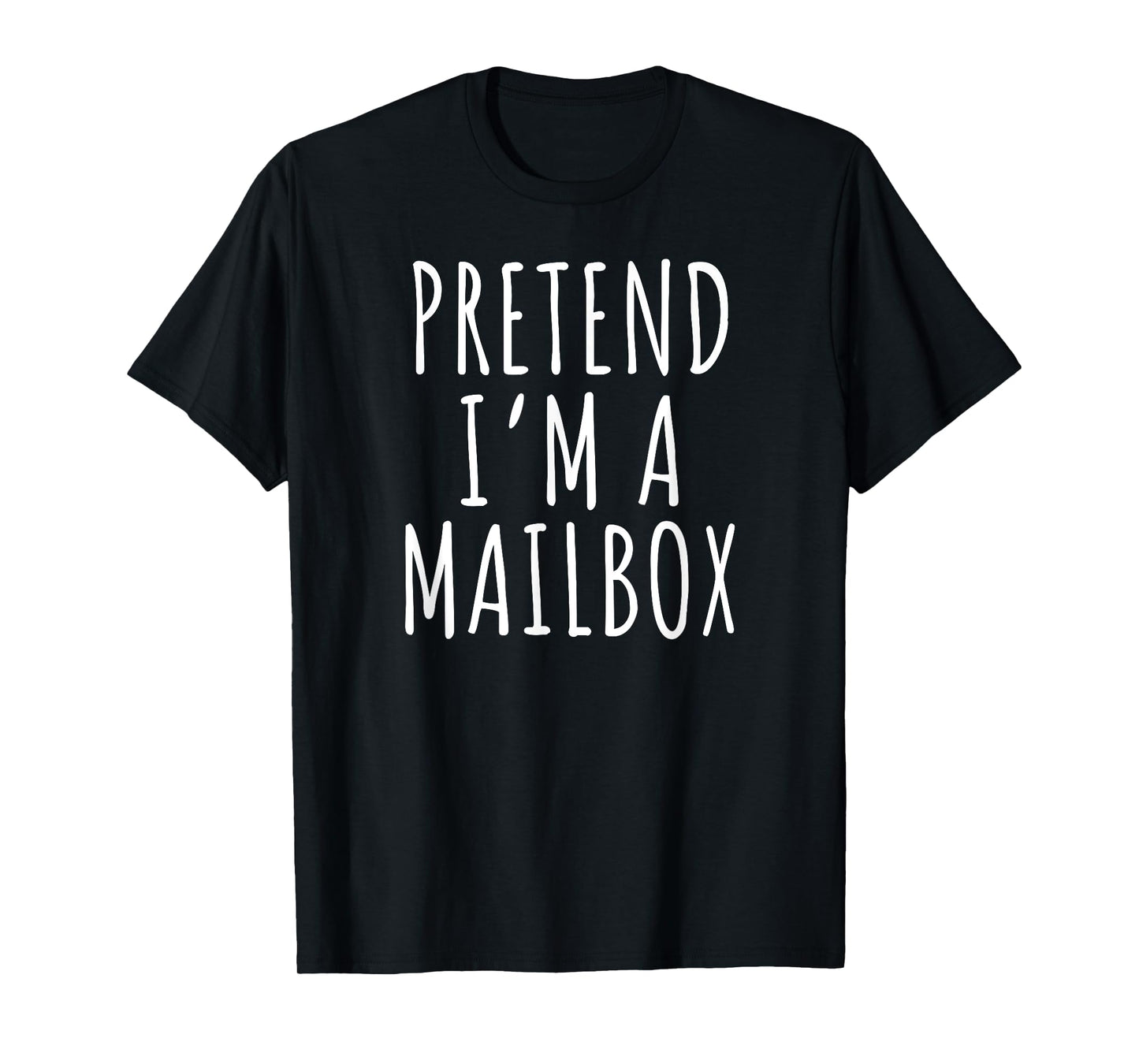 Lazy Halloween Costume Shirt Pretend I'm Mailbox T-Shirt
