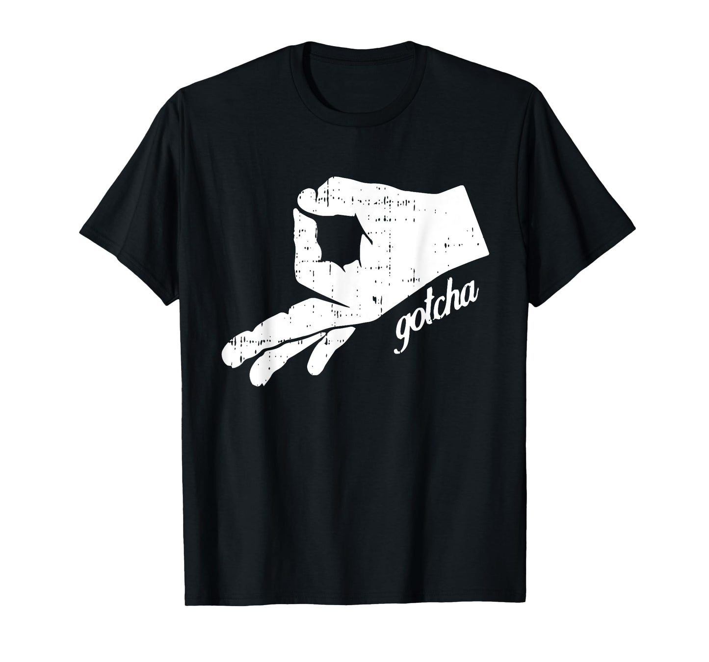 Ok Symbol Hand Gotcha Halloween Funny Circle Game Meme T-Shirt