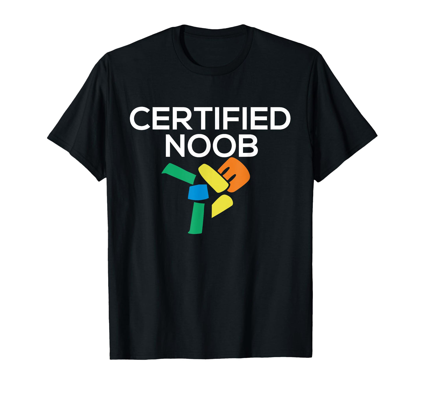 Certified Noob Game Blox Noob Gaming Meme Funny Blox Gamers T-Shirt
