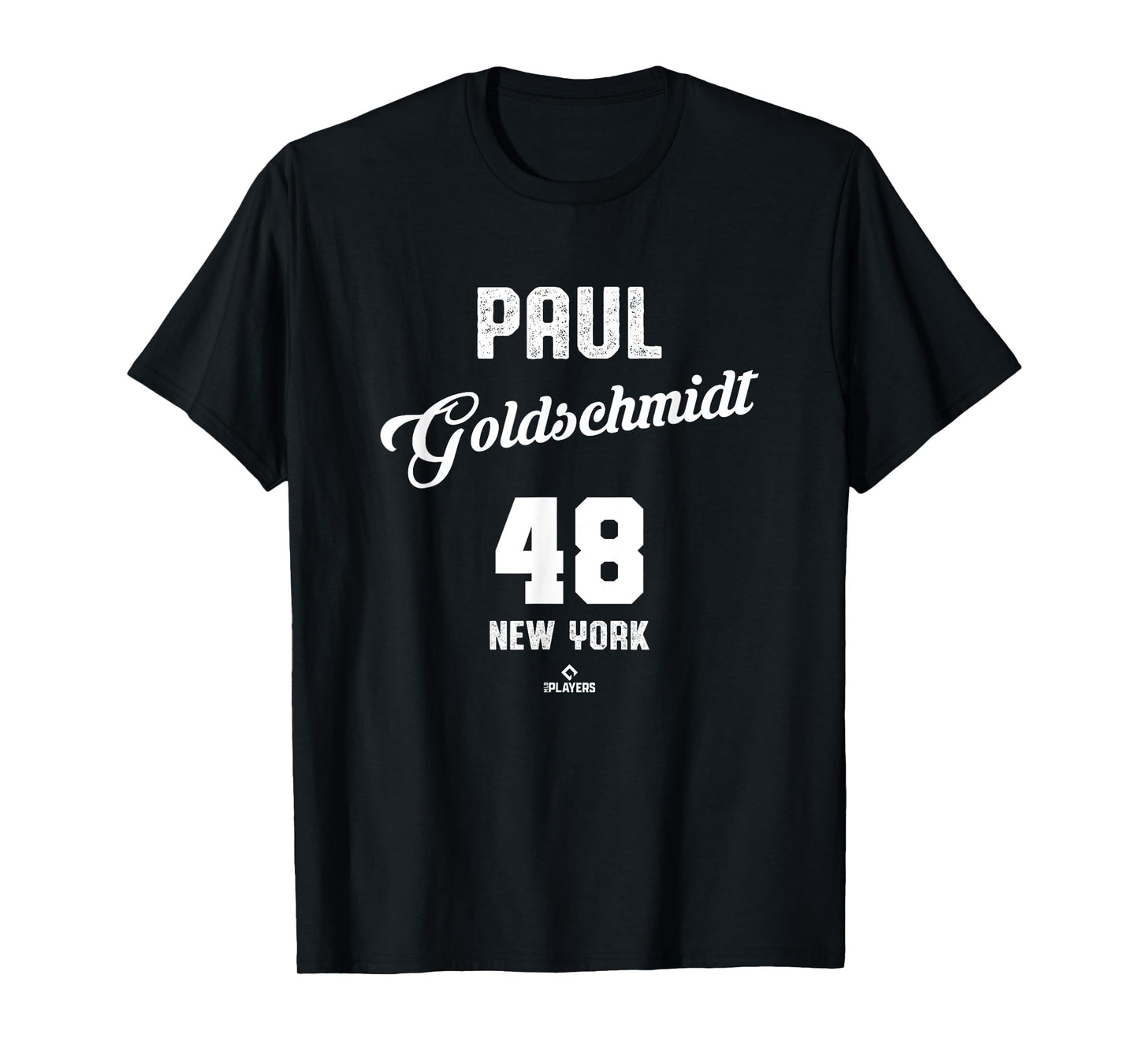 Paul Goldschmidt 48 New York Baseball Vintage MLBPA T-Shirt