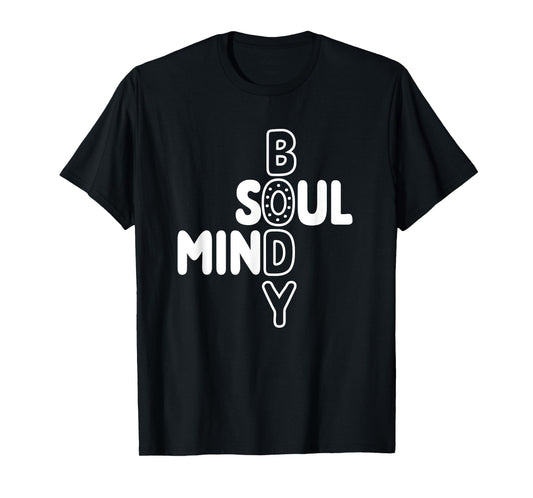 where the mind body and soul intersect, beautiful calm zen T-Shirt