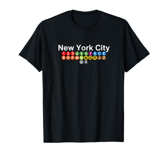 New York City subway station signs, New York train signs NYC T-Shirt