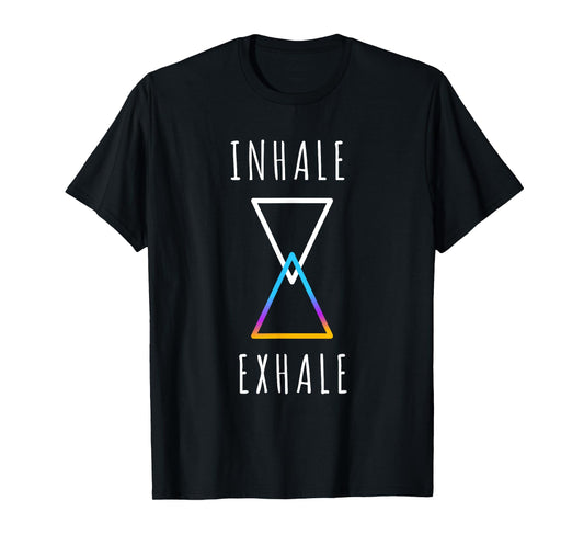 Yoga Training Deep Breathing Meditation Mindfulness Nature T-Shirt