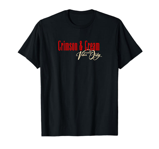 Only DST Crimson and Cream Vibes T-Shirt