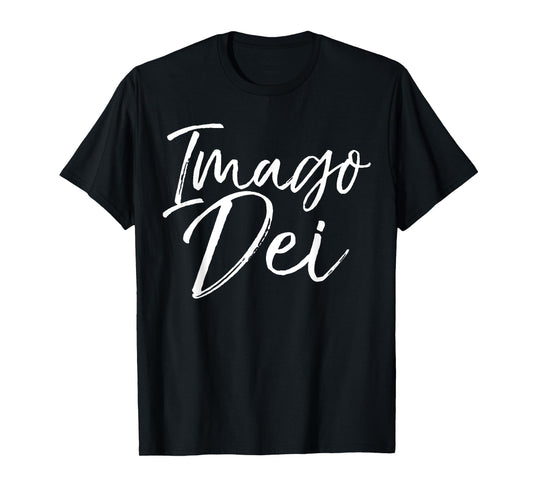 Imago Dei Shirt God's Image Vintage Bold Christian Tee T-Shirt