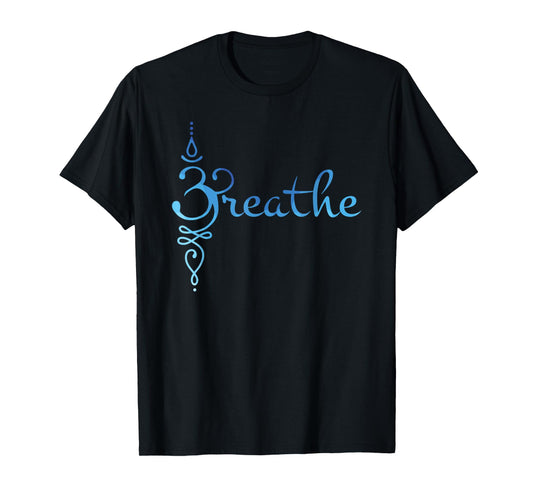Sanskrit Zen Yoga Meditation Breathing Symbol T-Shirt