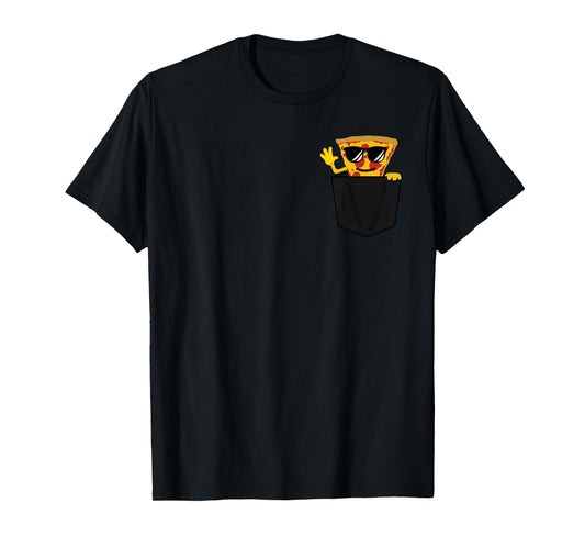 Funny Pizza Art For Men Women Foodie Pepperoni Pizza Lover T-Shirt
