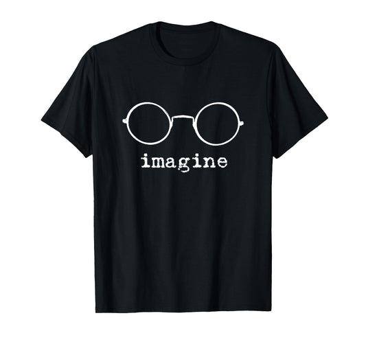 Circular Glasses Imagine T Shirt T-Shirt