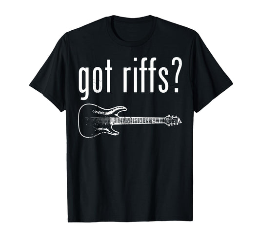 Vintage Got Riffs Guitar T-Shirt