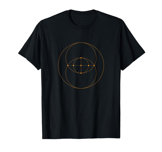 Sacred Geometry - The Vesica Piscis Eye Graphic T-Shirt