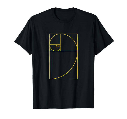 Fibonacci Sequence Golden Ratio Rule Fibo Numbers Fib T-Shirt