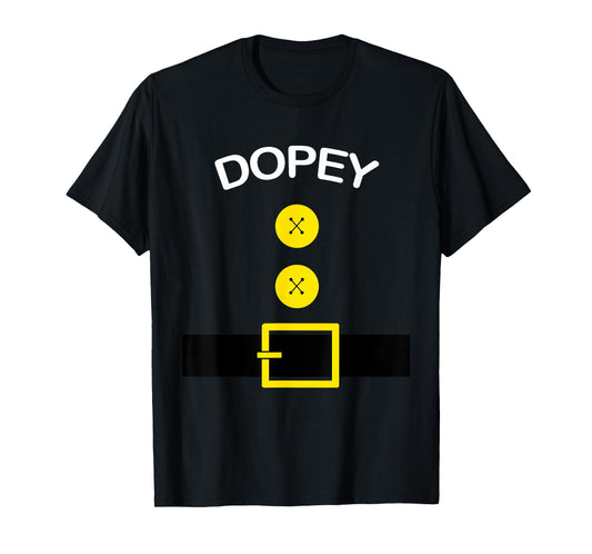 Funny Dopey Group Costume T Shirt Gift Novelty