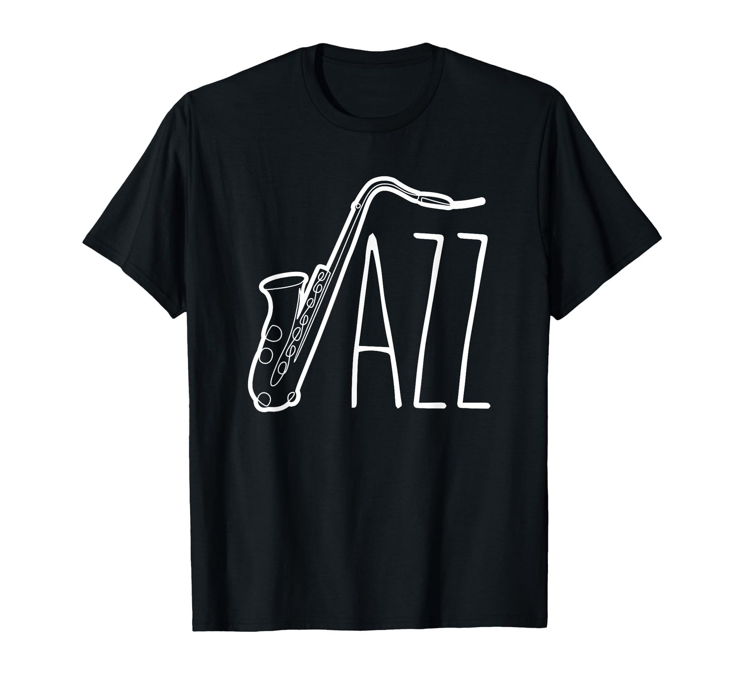 Cool Saxophone For Men Women Jazz Music Band Musician Player T-Shirt