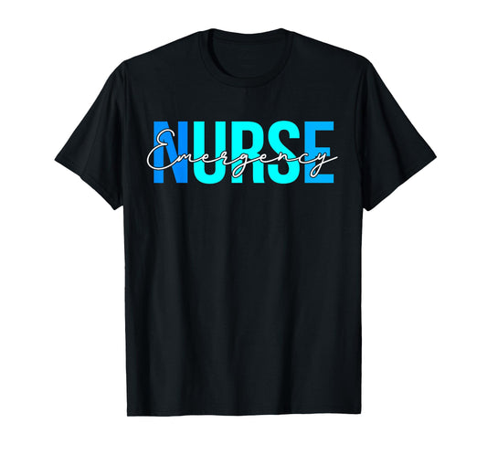 Women Emergency Nurse Gifts For Womens Nursing Apparel T-Shirt