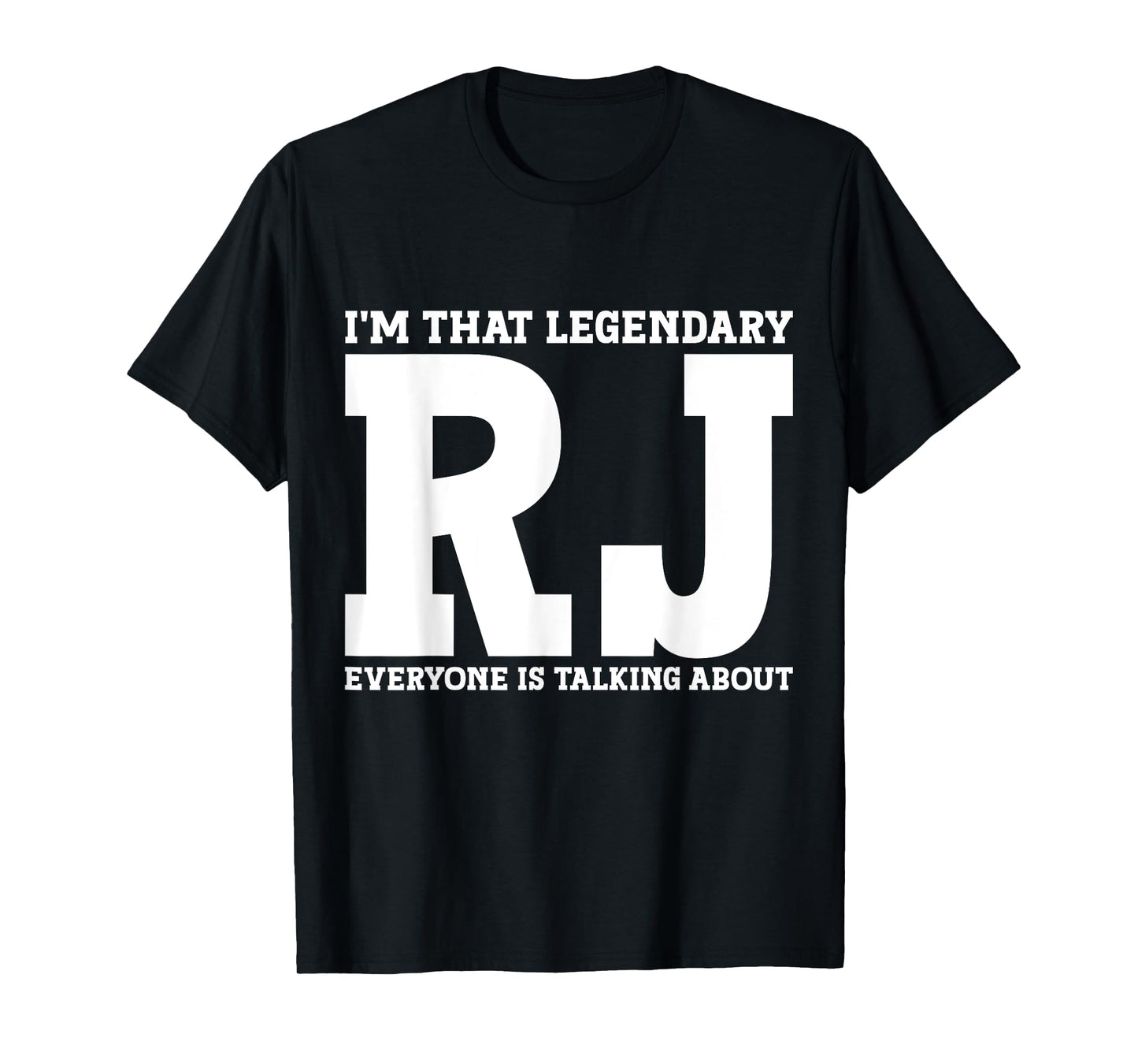 Rj Personal Name First Name Funny Rj T-Shirt
