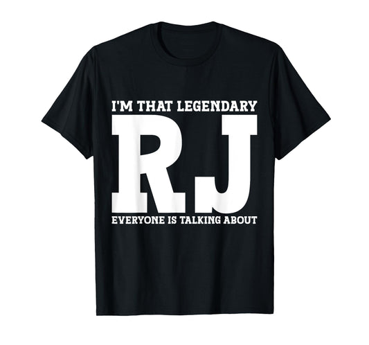 Rj Personal Name First Name Funny Rj T-Shirt