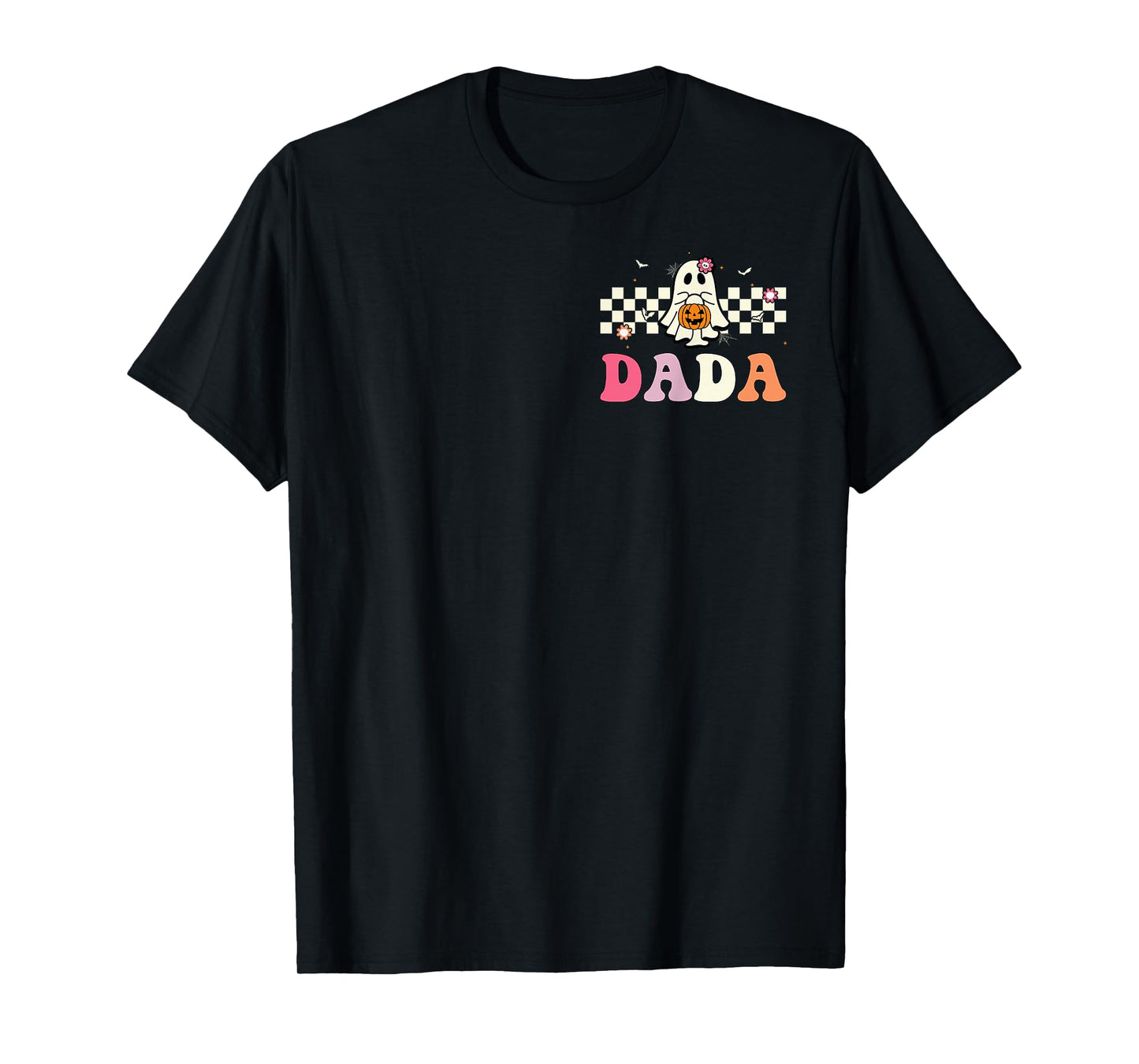 Dada Ghost Boo One Spooky Dad First Halloween Birthday Boy T-Shirt