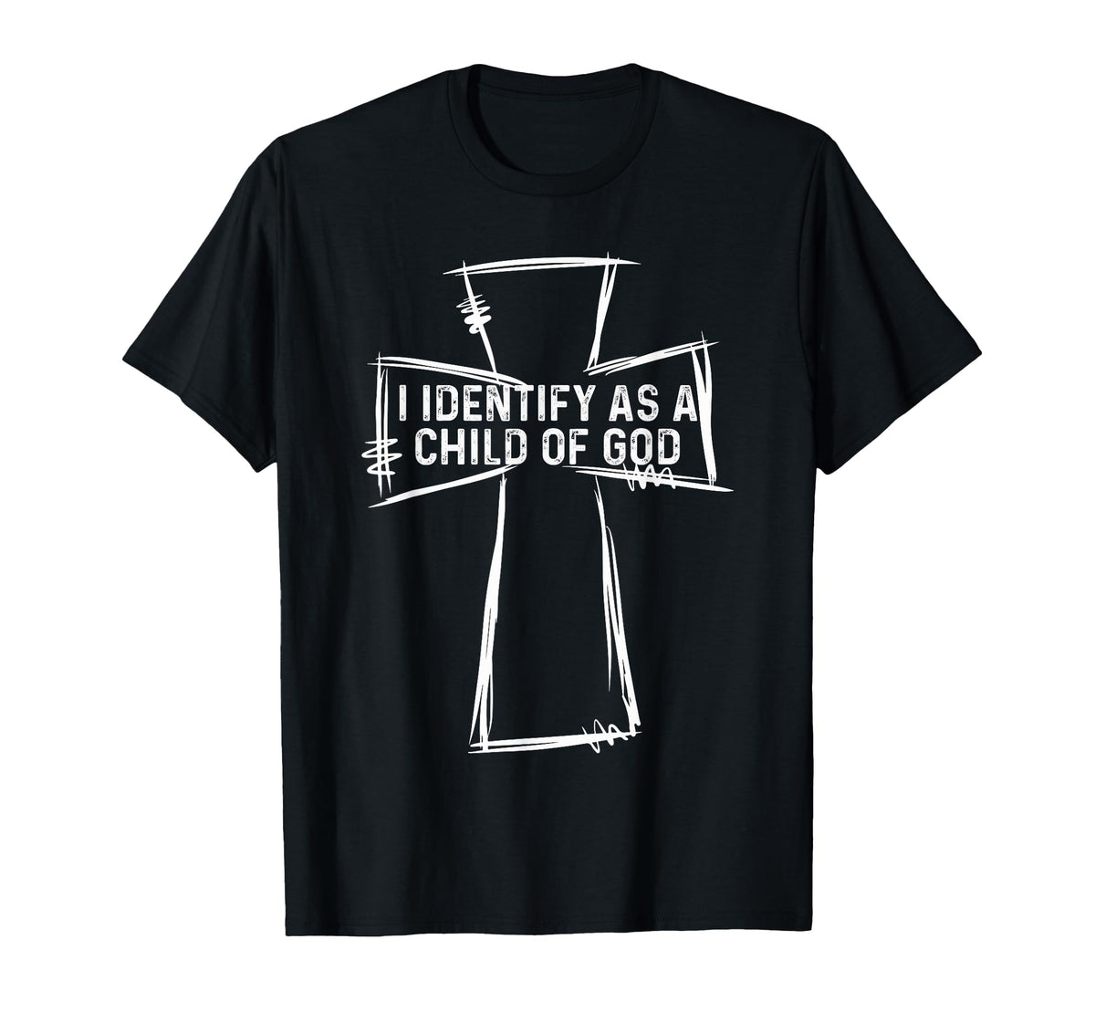 I Identify As A Child of God Christian Apparel Tee T-Shirt