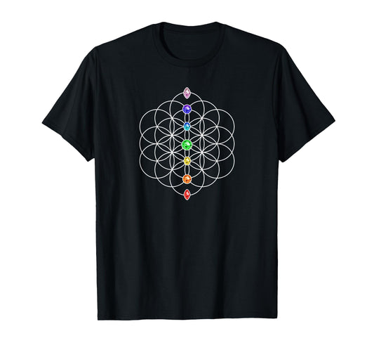Flower of Life, Chakra, Sacred Geometrie, Yoga, Symbol T-Shirt