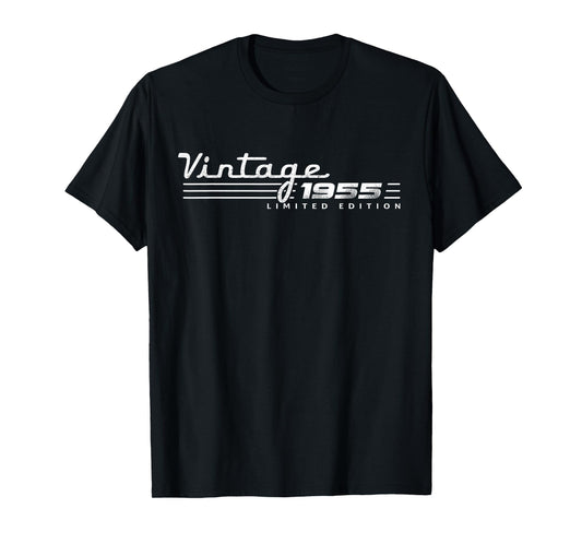 Vintage 1955 70th Birthday Gifts 70 Year Old For Men Women T-Shirt