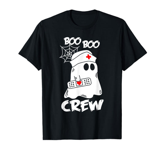Boo Boo Crew Nurse Shirts Halloween Nurse Shirts for Women T-Shirt