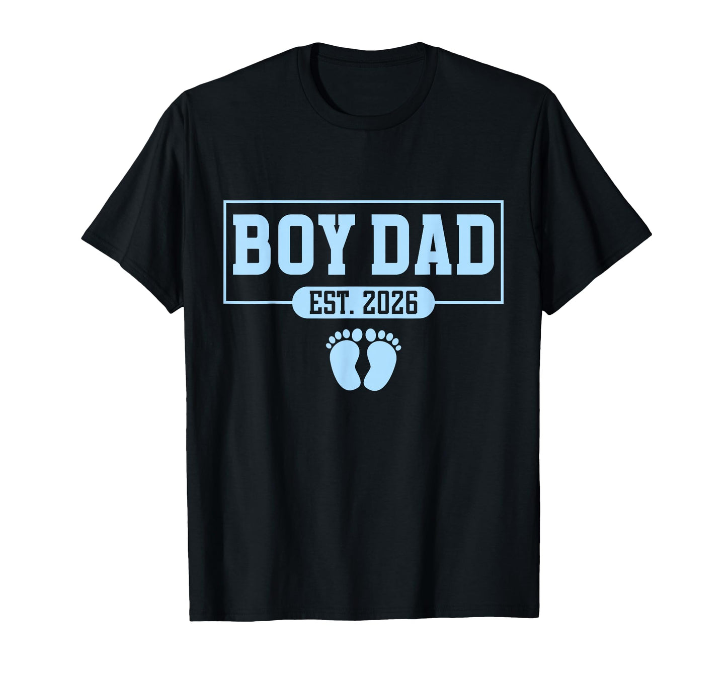 Men boy Dad Est 2026 Newborn Daddy Father Baby boy Son T-Shirt
