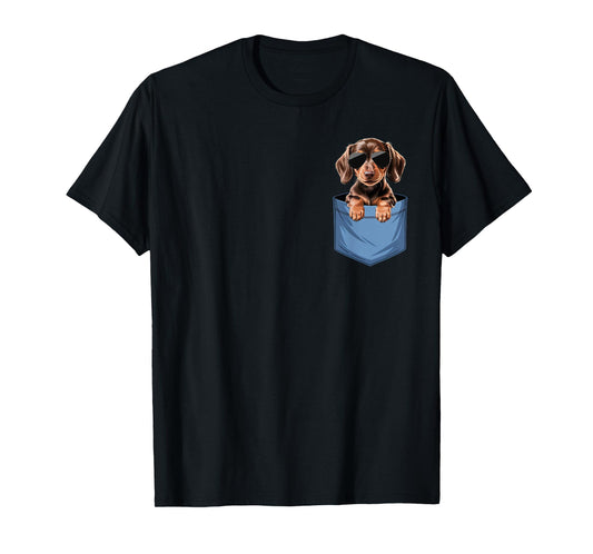 Cute Pocket Dachshund Lover Doxie Mom T-Shirt