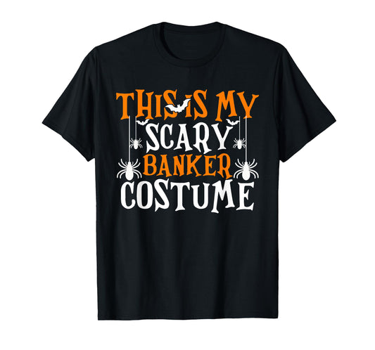 This Is My Scary Banker Costume Funny Halloween T-Shirt