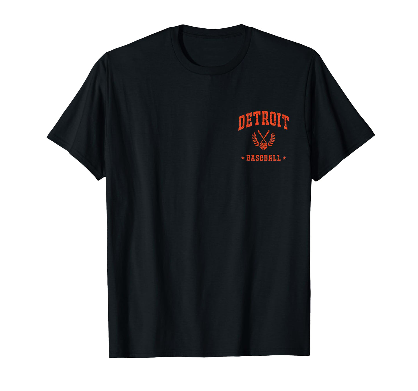 Detroit Baseball Vintage Gameday Retro Baseball Lover T-Shirt