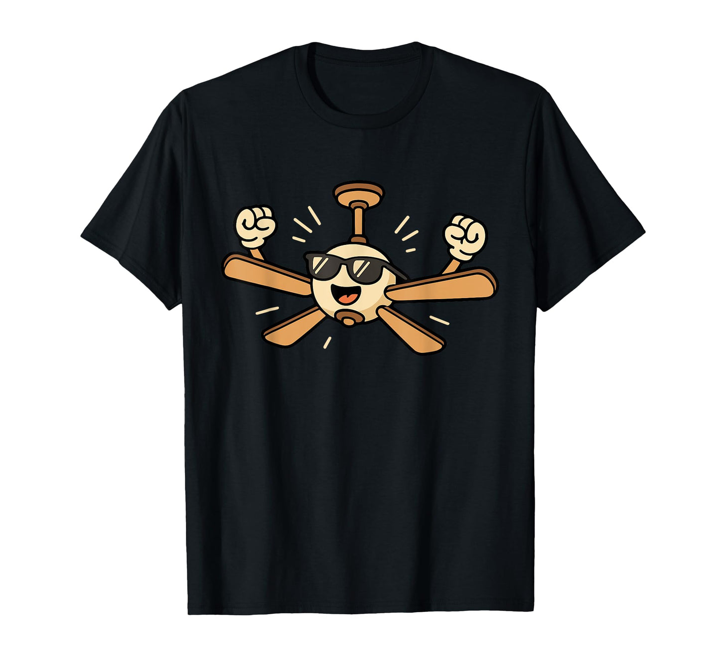 Ceiling Fan Funny Lazy Halloween Costume T-Shirt