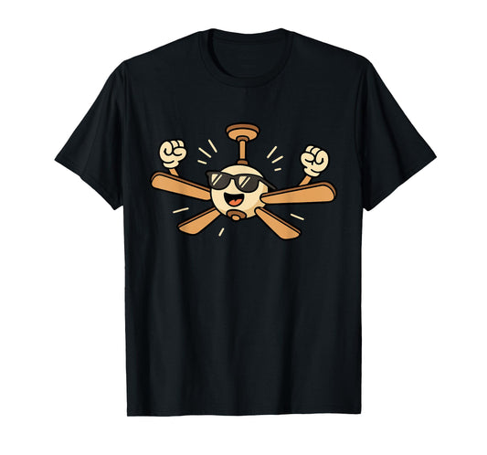 Ceiling Fan Funny Lazy Halloween Costume T-Shirt