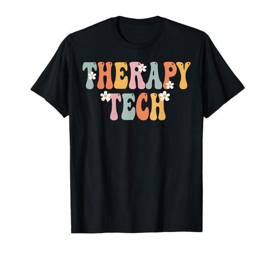 Therapy Tech Week Groovy Appreciation Day For Women For Work T-Shirt