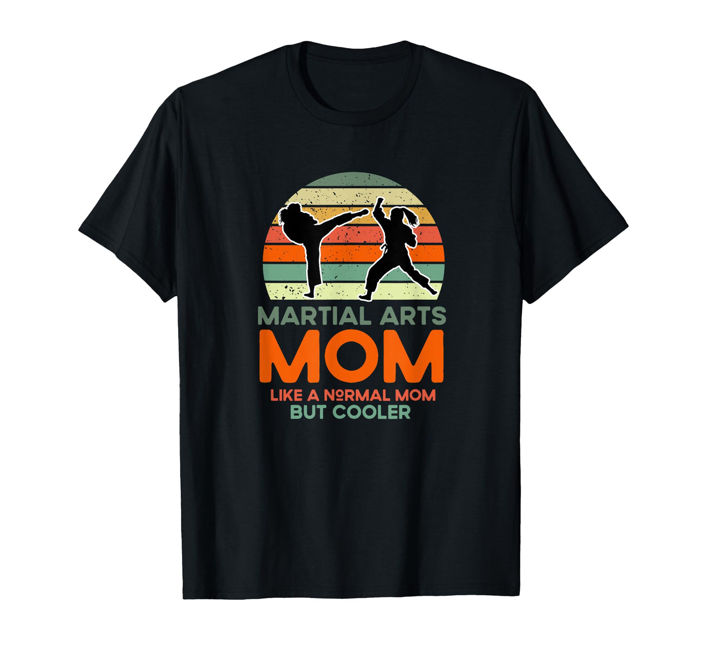 Martial Arts Mom Vintage Retro Apparel For Mothers T-Shirt