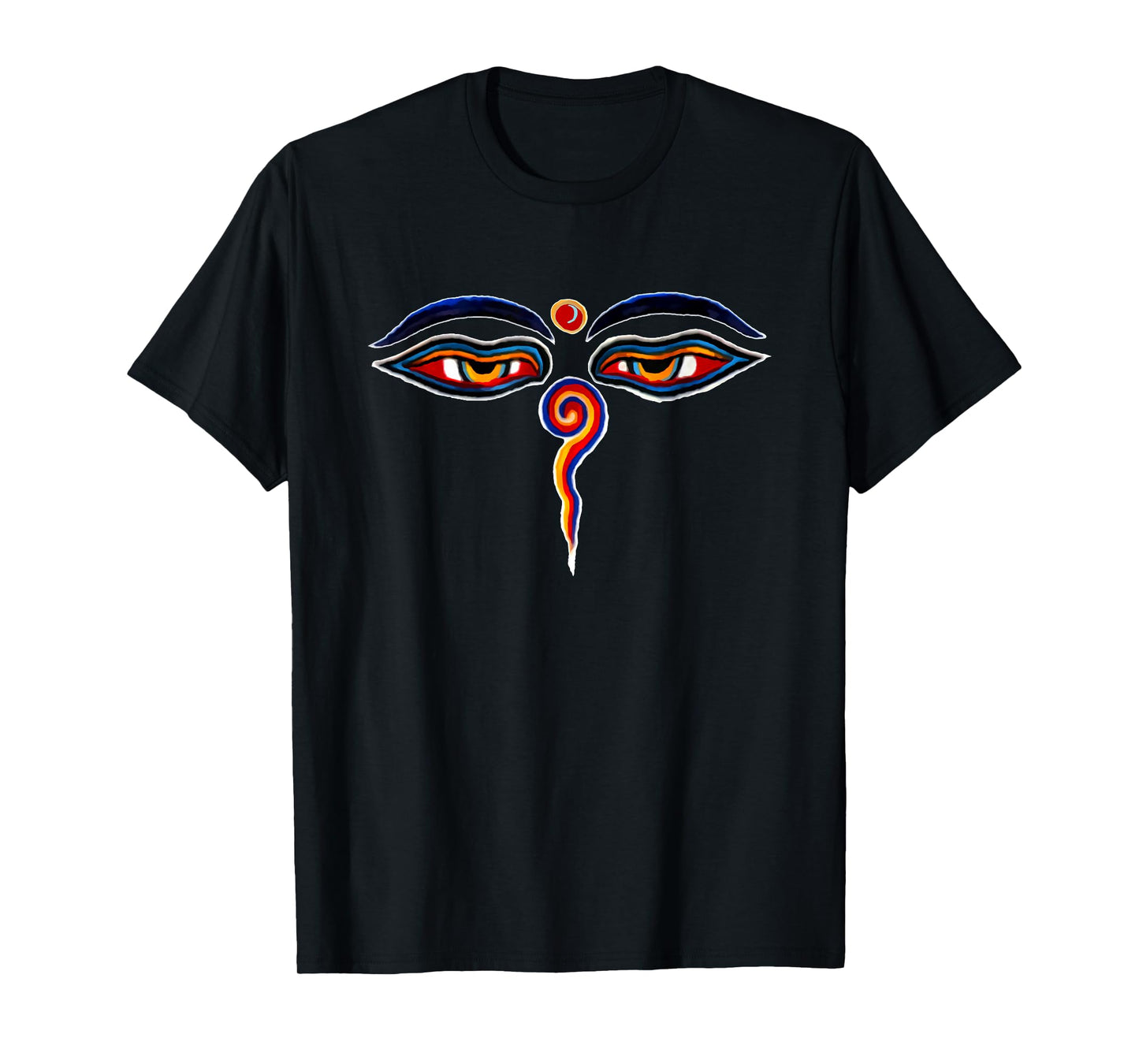 All Seeing Eyes Of Buddha Painting T-Shirt T-Shirt