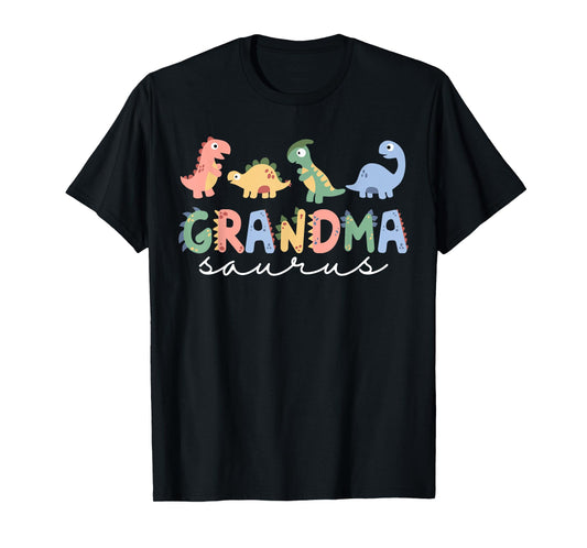 Funny Grandma Saurus T Rex Dinosaur Grandma Saurus Family T-Shirt