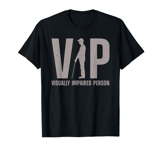 Visually Impaired Art for Men Women Blind Vision Impaired T-Shirt