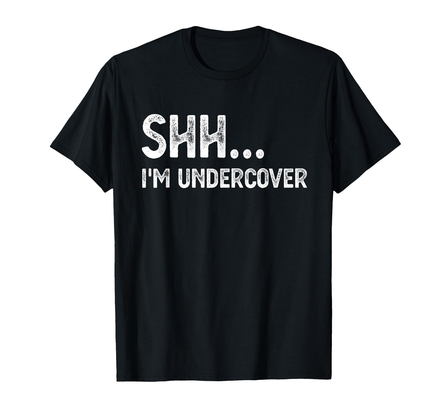 Funny Undercover Cop Easy Costume Police T-Shirt